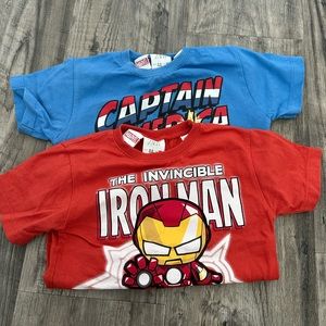 Two great condition Marvel Zara shirts size 2-3 years.